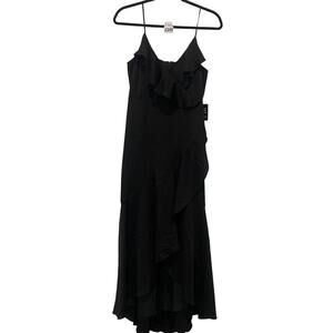 NWT Little Black Dress, Express, Silky Midi Length SM  Black